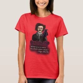 Camisa Edgar Allan Poe, Camisa Acadêmica Escura