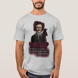 Camisa Edgar Allan Poe, Camisa Acadêmica Escura