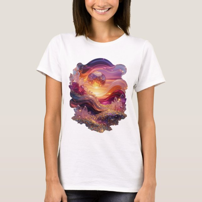 Camisa Edgy Silver CRYSTAL DREAMS Design (Frente)