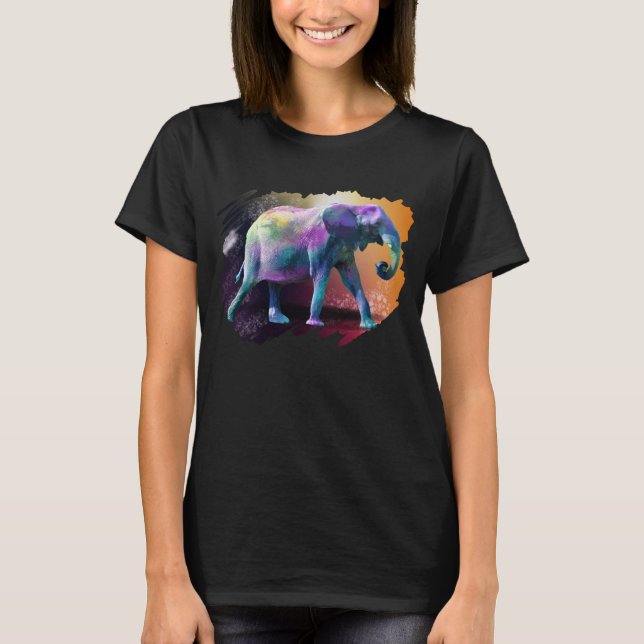 Camisa Elefante Colorida (Frente)