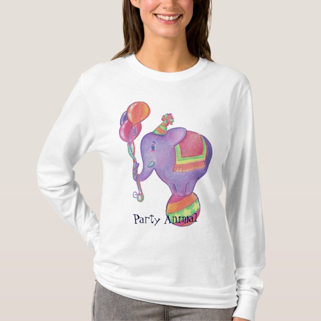 Camisa elefante de festa (Frente)