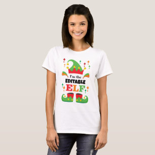 Camisa Elf Personalizada: Presente de Natal Person