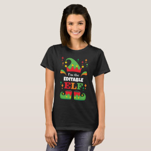 Camisa Elf Personalizada: Presente de Natal Person