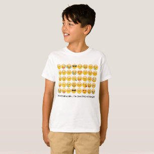 Camisa Emoji para Crianças