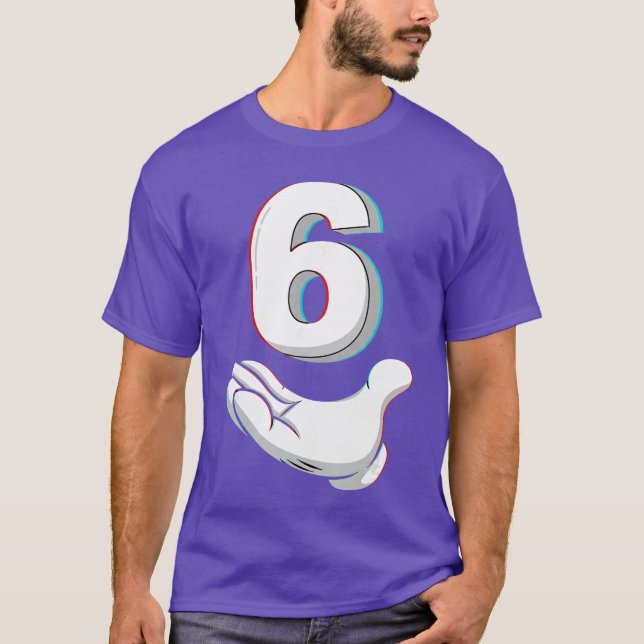 Camisa engraçada 67 Seis Sete Meme Combinando 6 7  (Frente)