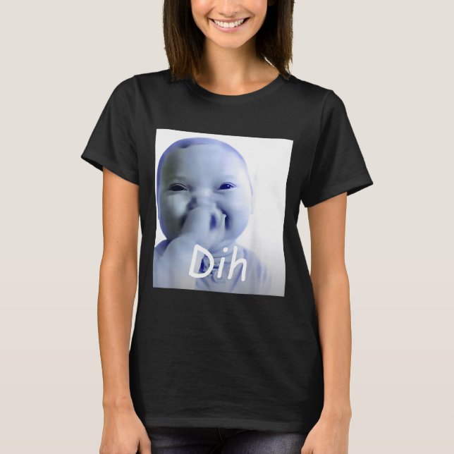 Camisa Engraçada Ai Bebê Dih Meme Brainrot (Frente)