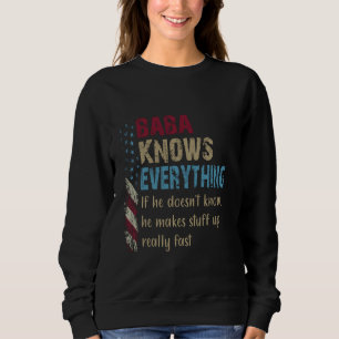 Camisa Engraçada Baba Conhece Tudo - Avô Presente