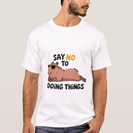 Camisa Engraçada Capybara
