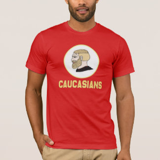 Camisa Engraçada Caucasiana, Orgulho Caucasiano Br