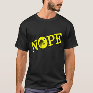Camisa engraçada com cara de não
