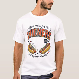 Camisa engraçada com desenho de cachorro-quente es