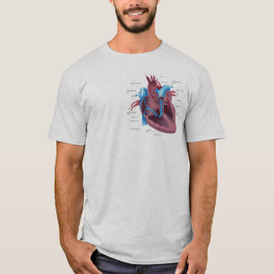 Camisa engraçada da anatomia do coração
