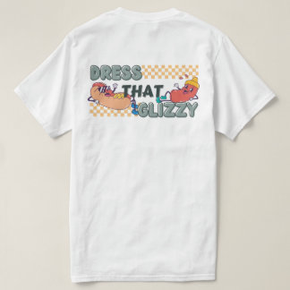 camisa engraçada da época glizzy para homens