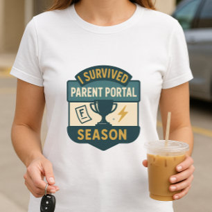 Camisa Engraçada da Escola de Pais; Edição do Port