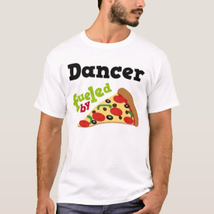 Camisa (engraçada) da pizza T do dançarino
