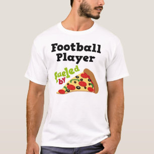 Camisa (engraçada) da pizza T do jogador de