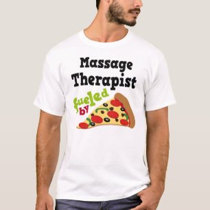 Camisa (engraçada) da pizza T do terapeuta da
