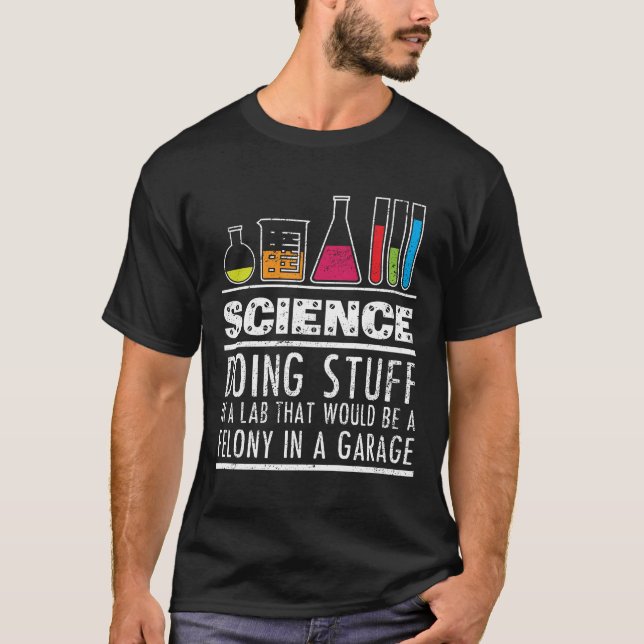 Camisa engraçada da química T da ciência para nerd (Frente)