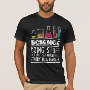 Camisa engraçada da química T da ciência para nerd