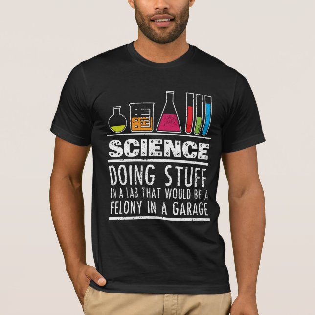 Camisa engraçada da química T da ciência para nerd (Frente)