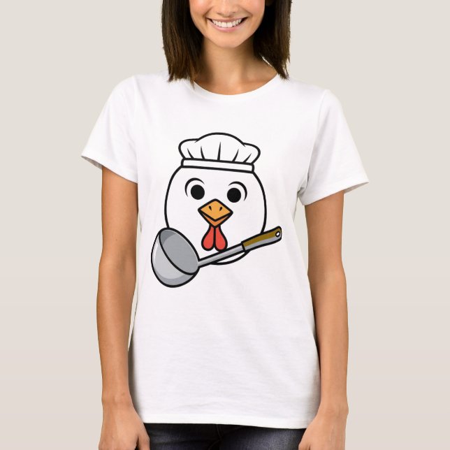 Camisa engraçada da senhora do almoço, Camisa da c (Frente)