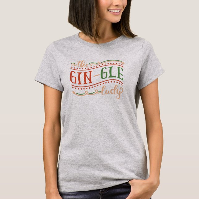 Camisa engraçada da senhora Natal | da Gim-gle (Frente)