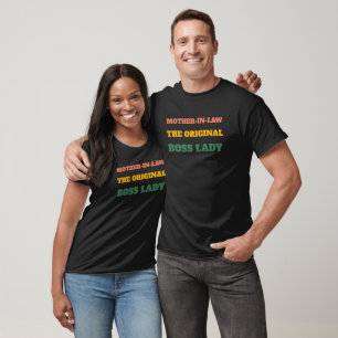 Camisa engraçada da sogra, a chefe original