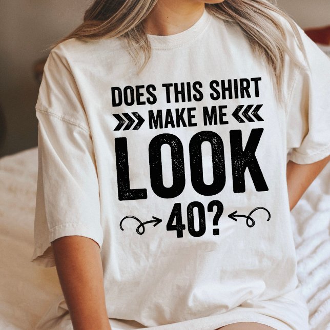 Camisa engraçada de 40 anos de idade (Criador carregado)