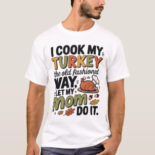 Camisa engraçada de Ação de Graças – Eu Cozinho Me