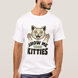 Camisa engraçada de amante de gatos vintage kittie
