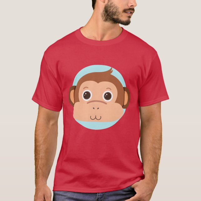Camisa engraçada de animais masculinos (Frente)