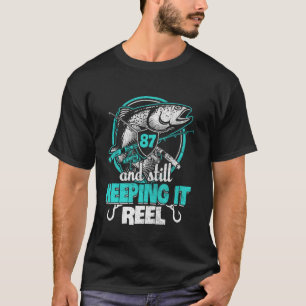 Camisa engraçada de aniversário de 87 anos de pesc