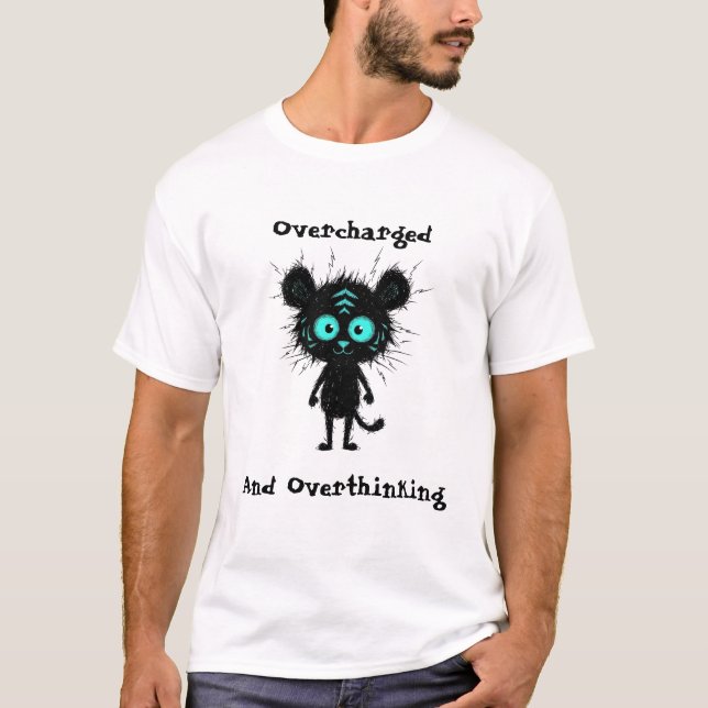 Camisa engraçada de ansiedade (Frente)