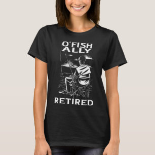 Camisa engraçada de aposentadoria oficialmente pes
