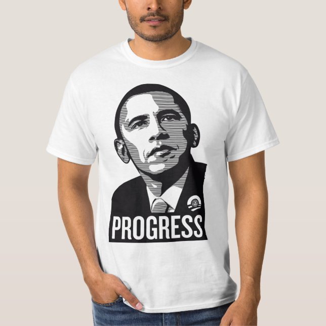 Camisa engraçada de Barack Obama. (Para homens) - (Frente)