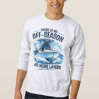 Camisa engraçada de barco e pesca de inverno sem b
