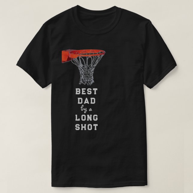 Camisa engraçada de basquete do Dia dos Pais (Frente do Design)