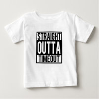 Camisa engraçada de bebê hetero Outta Timeout