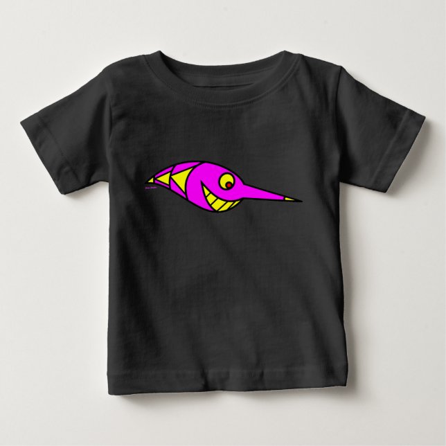 Camisa engraçada de bebê por jango shirts (Frente)