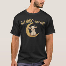 Camisa engraçada de bebê vaca fofa para homens no 