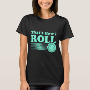 Camisa engraçada de boliche na grama para homens e