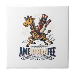 Camisa engraçada de cachorro-quente patriótico Ame