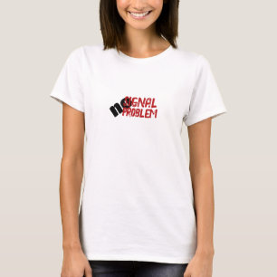 Camisa engraçada de caminhada Sem sinal Sem proble