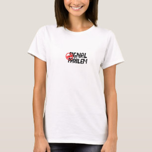 Camisa engraçada de caminhada Sem sinal Sem proble