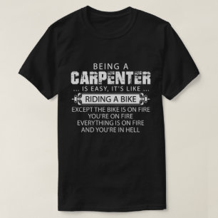 Camisa Engraçada De Carpinteiro, Ser Um Carpintei