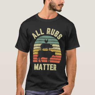 Camisa engraçada de churrasco Todo atrito é proble