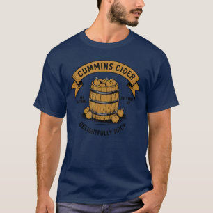 Camisa engraçada de cidra Cummins para homens engr