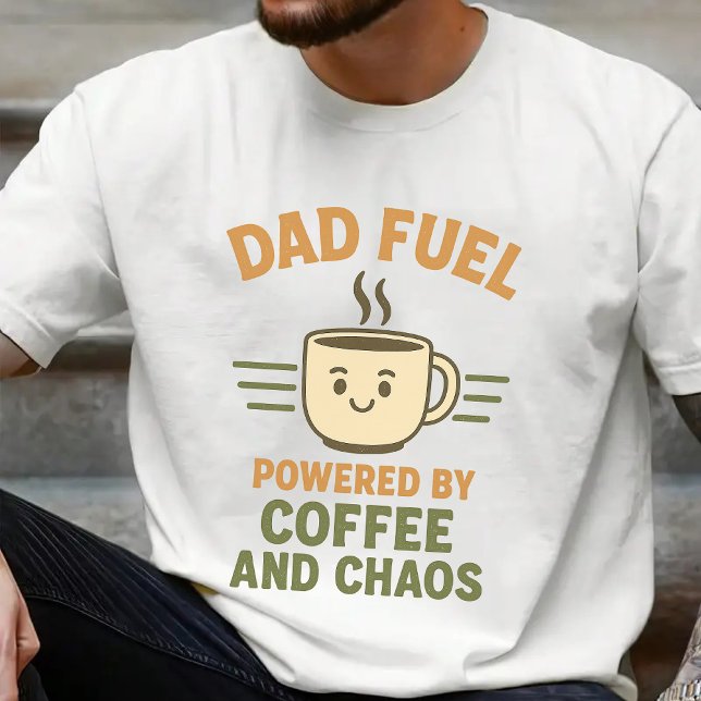 Camisa Engraçada de Combustível para Pai | Present (dad shirt, papa shirt, father’s day gift, dad birthday gift, coffee dad shirt, funny dad shirt,)