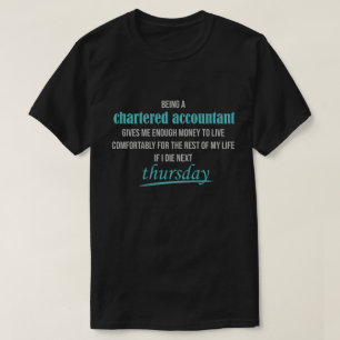 Camisa engraçada de contabilidade, contador de ca