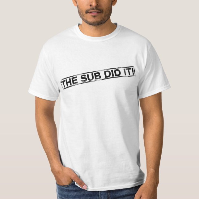 Camisa Engraçada De Correio - O Sub Fez (Frente)